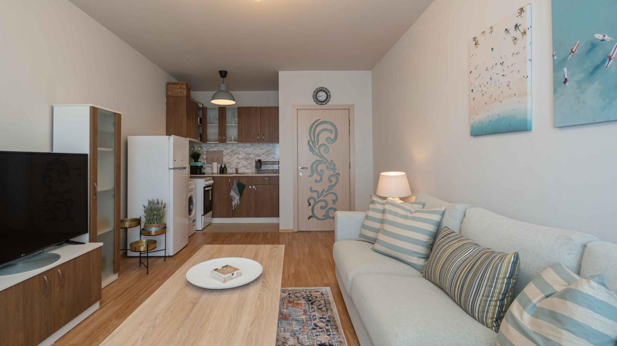 June One Bedroom Sea View Apartment Diamond Beach Resort Sarafovo Exteriör bild